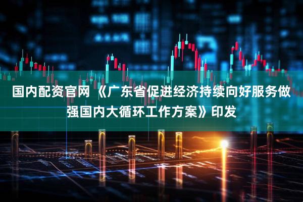 国内配资官网 《广东省促进经济持续向好服务做强国内大循环工作方案》印发